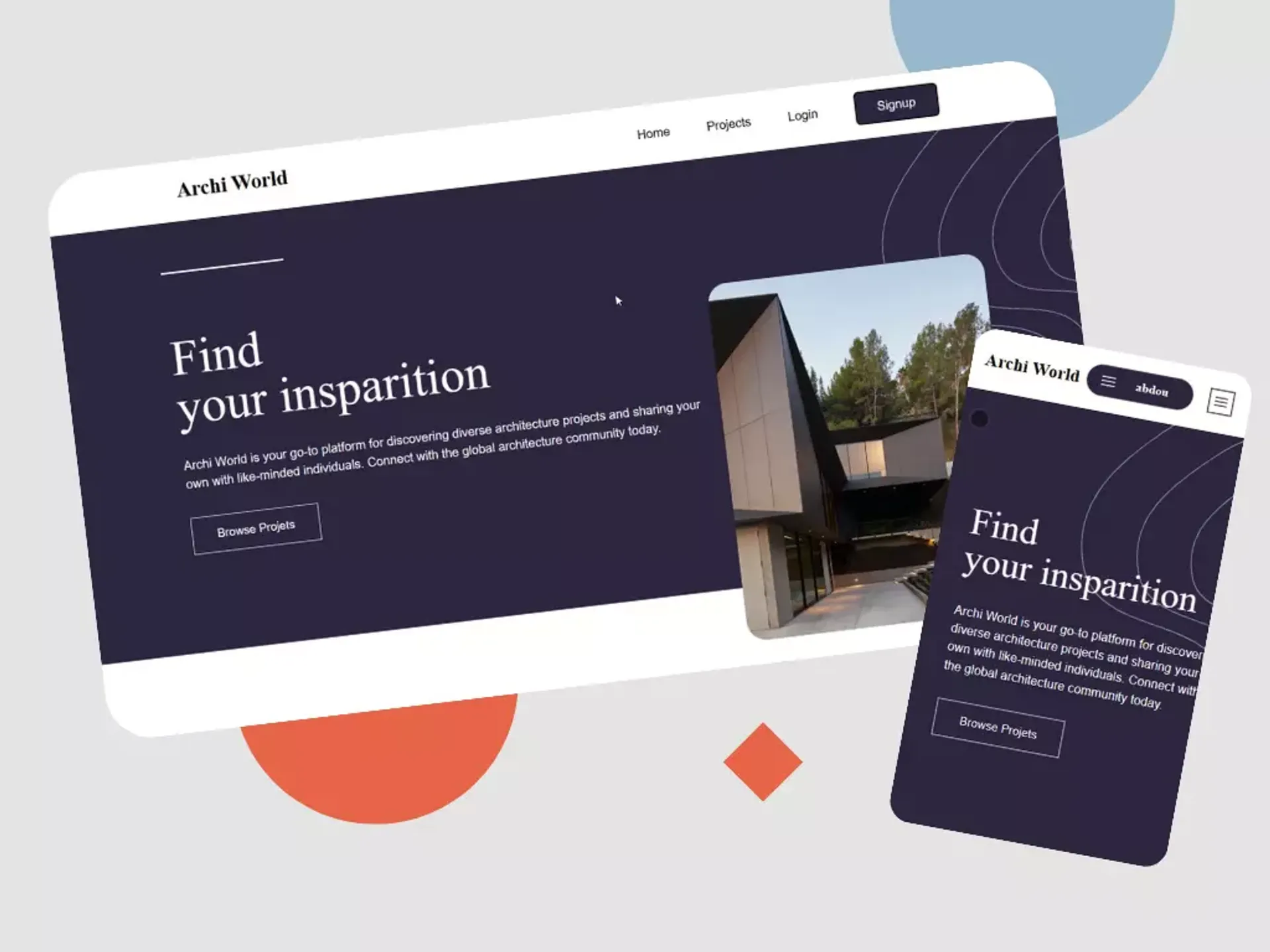 Showcase Platform For Architecture Project Portfolios preview