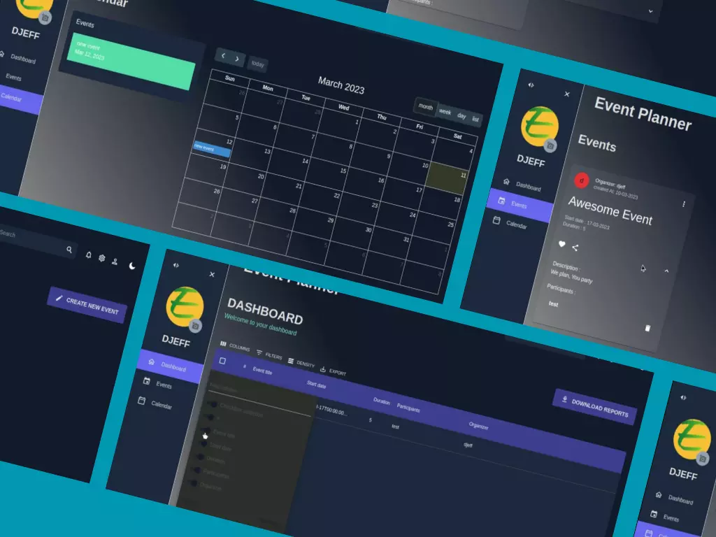 Event Organizer Flow